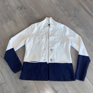 Banana Republic Sweater Blazer Colour Block Small